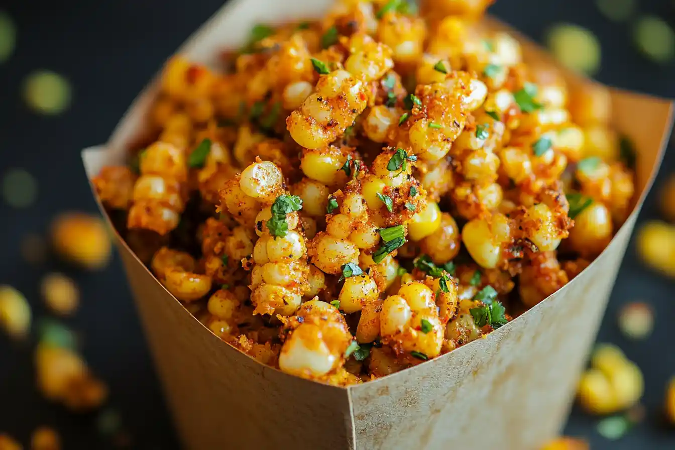 Wingstop fried corn, golden and seasoned to perfection.