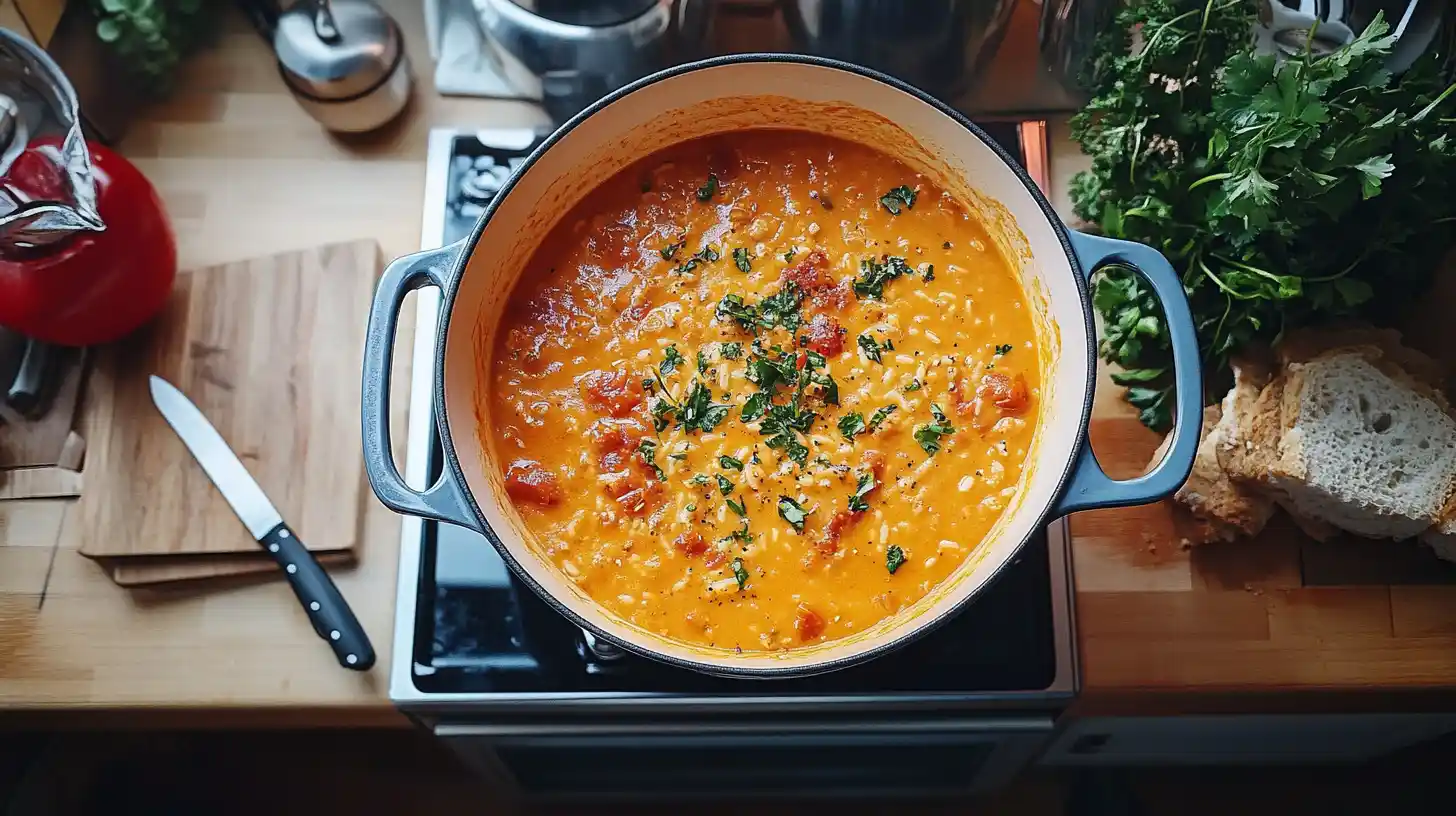 What is the most delicious soup in the world? Fresh herbs and a hearty broth.