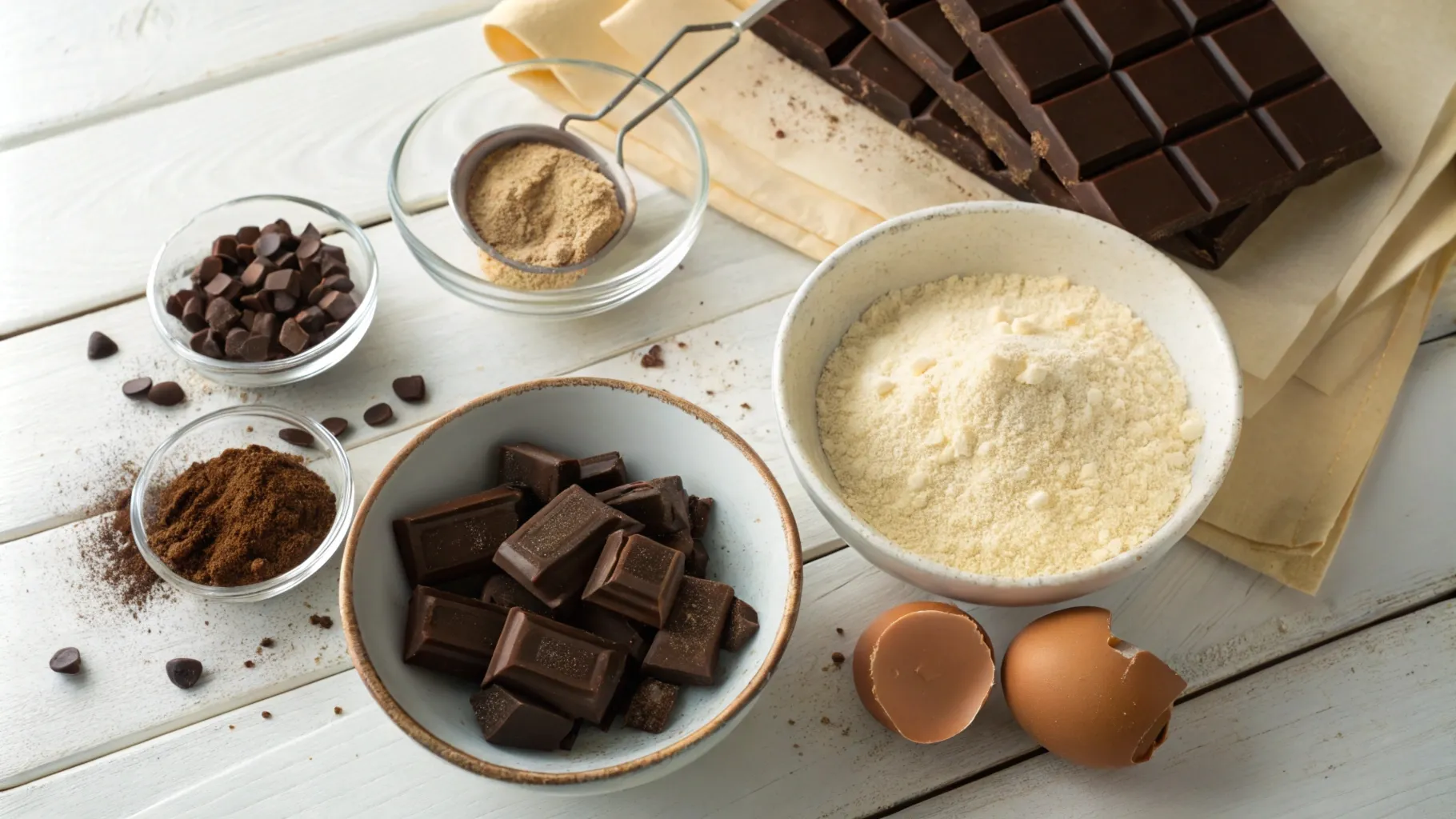 Close-up of chocolate-infused dough demonstrating how does chocolate affect yeast?”