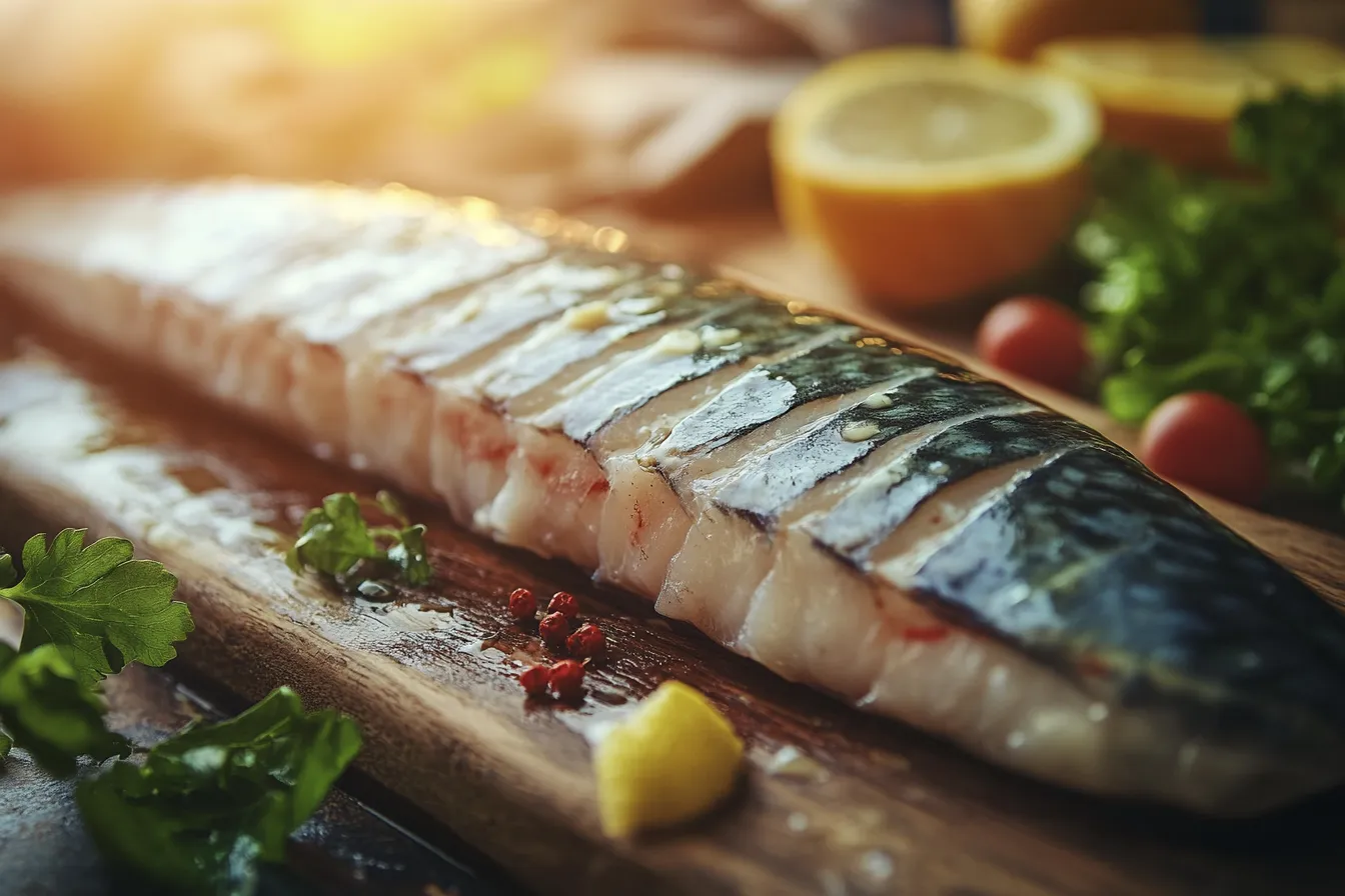 Wahoo fish, a naturally good source of protein.