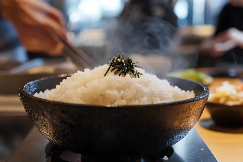 Close Up of Perfect Rice Texture